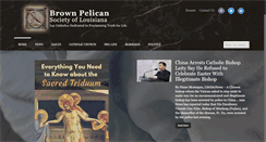 Desktop Screenshot of brownpelicanla.com