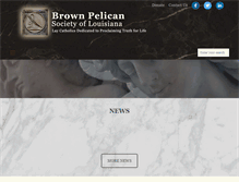Tablet Screenshot of brownpelicanla.com